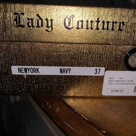 High top tennis shoes navy sequins - Picture 5 of 7